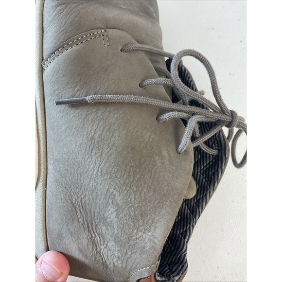 OluKai Papaku 'Ili Mens Gray Leather Chukka Boots Shoes US M 11.5 EUR 44.5 - Picture 13 of 14